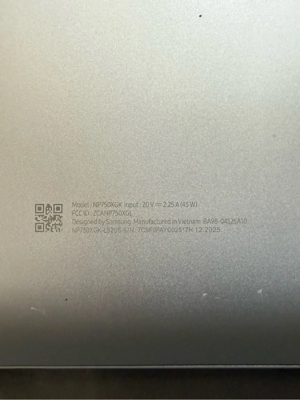 Samsung White-Silver Chromebook Style Laptop with Black Display